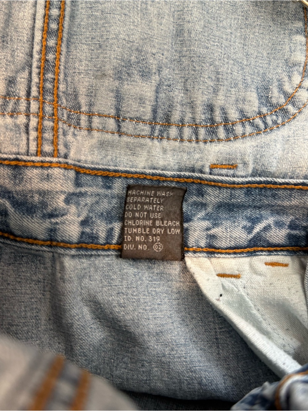 Vintage 90s GITANO Light Blue Denim Overalls - Picture 6 of 14